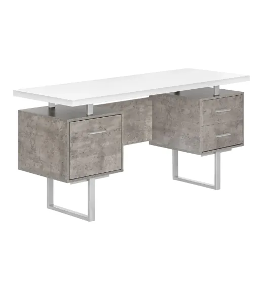 Grover Computer Desk with Floating Desktop